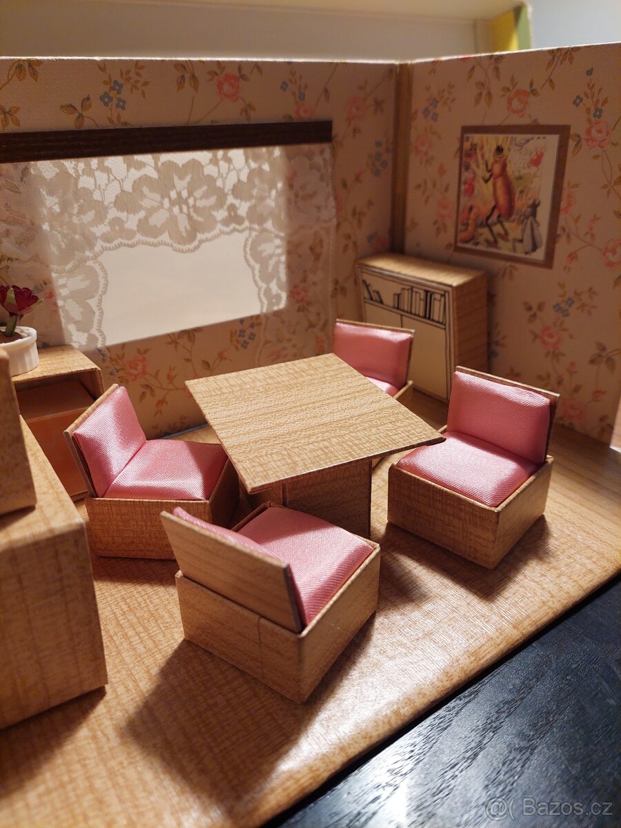 Pokojíček pro panenky - retro - 2