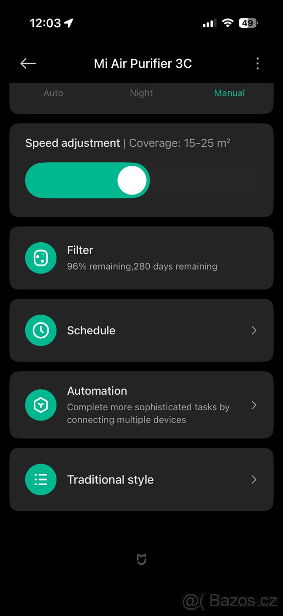 Čistička vzduchu Xiaomi Mi Air Purifier 3C - 2