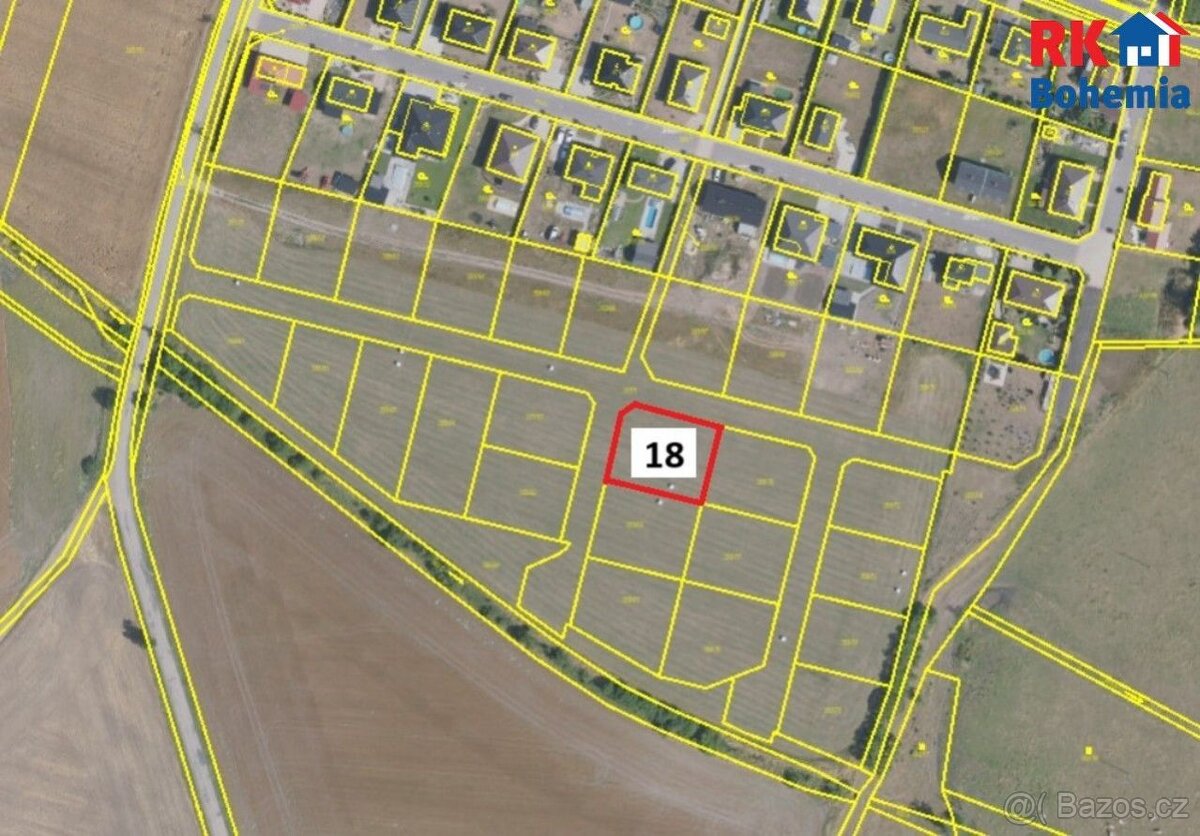 Prodej pozemku pro výstavbu rodinného domu v obci Rožďalovic - 2