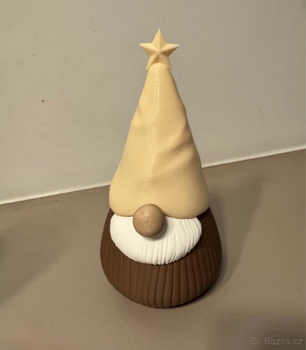 VÁNOČNÍ TRPASLÍK – stylová dekorace, váza/stojánek - 2