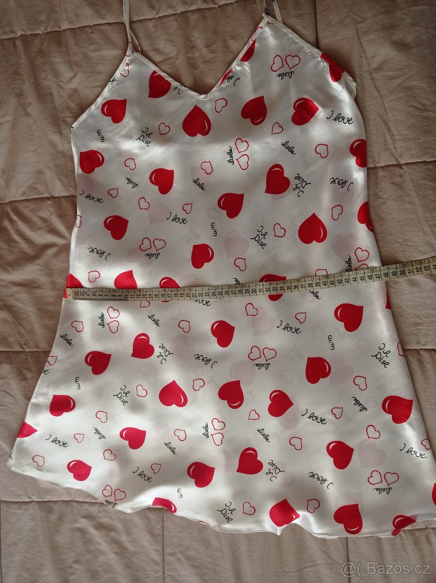 Noční košile saténová vel. S - M - 2