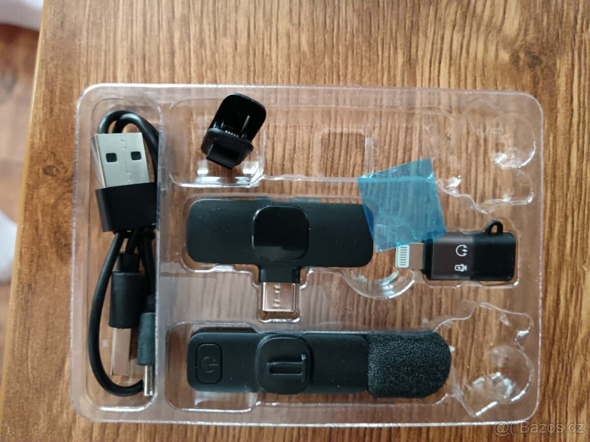 Bezdrátový klopový mikrofon – nový - 2