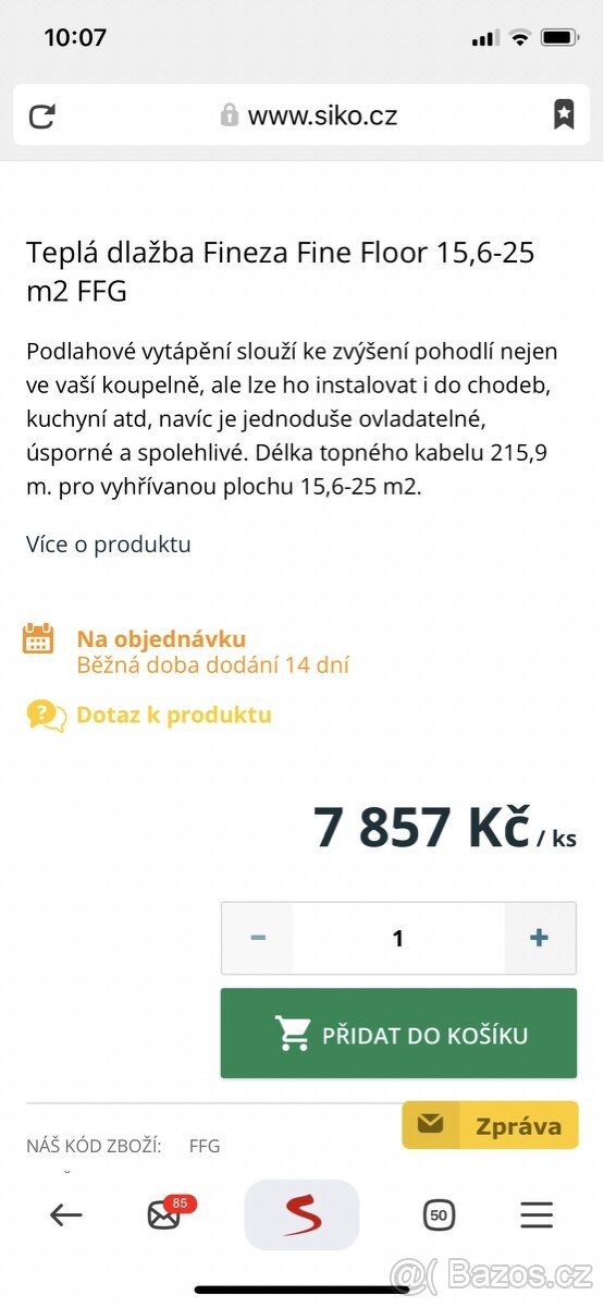 Topný kabel - 2