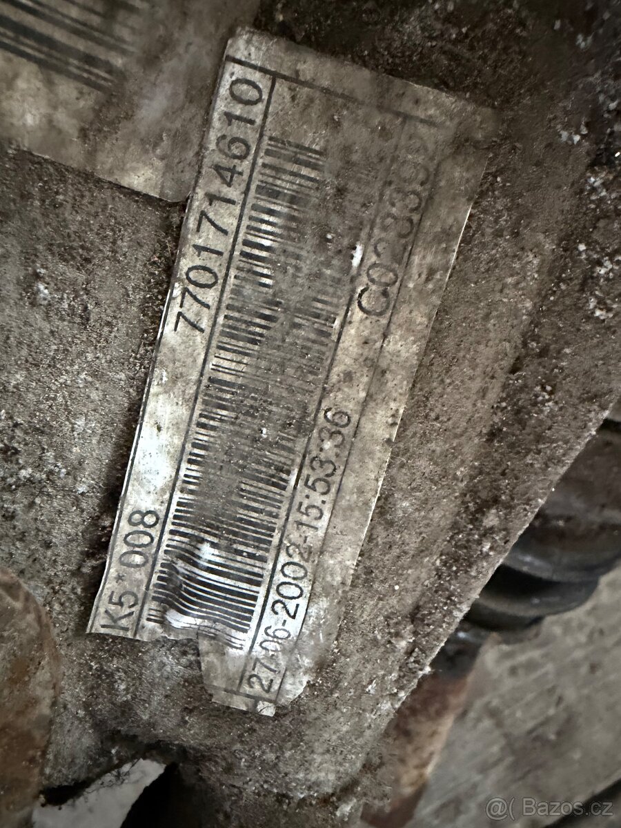 Renault master, Opel movana 2,5dci pk5 převodovka - 2