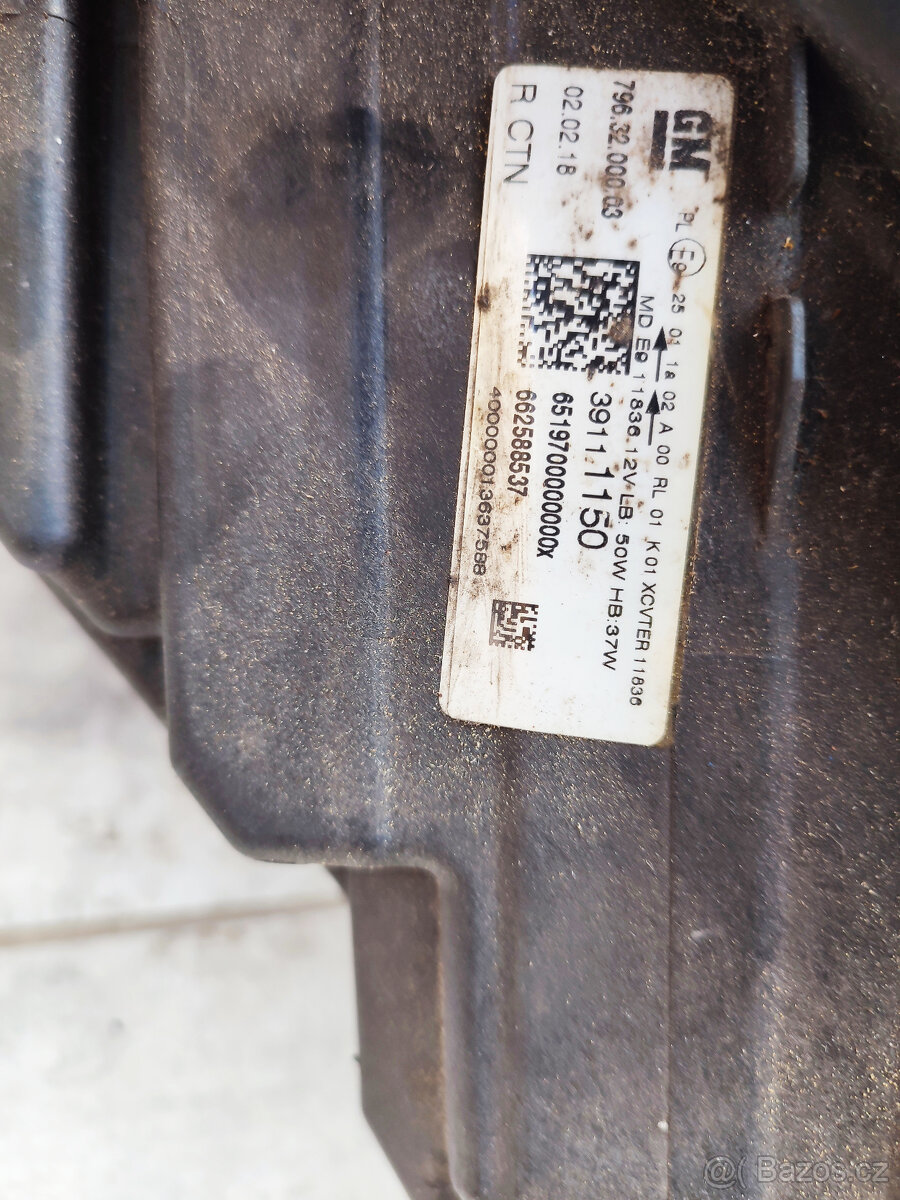 Astra K, 17-21, PP použité Led světlo. - 2