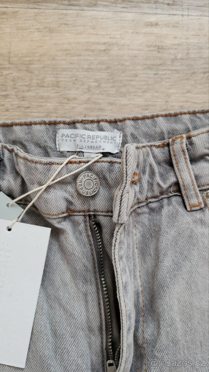 Široké džíny Pull&Bear, vel. 34 - 2