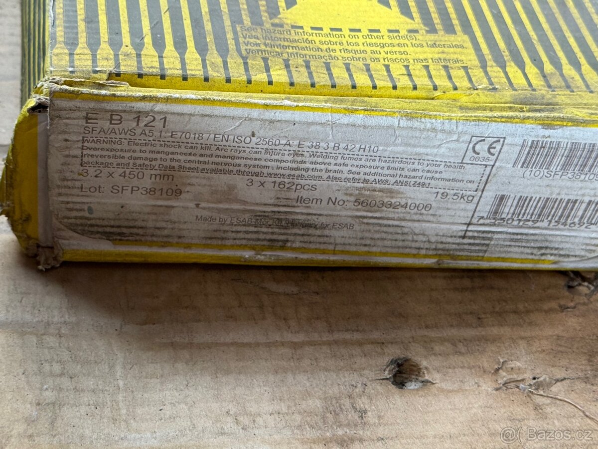 Svařovací elektrody ESAB EB121 3,2x450mm - 2