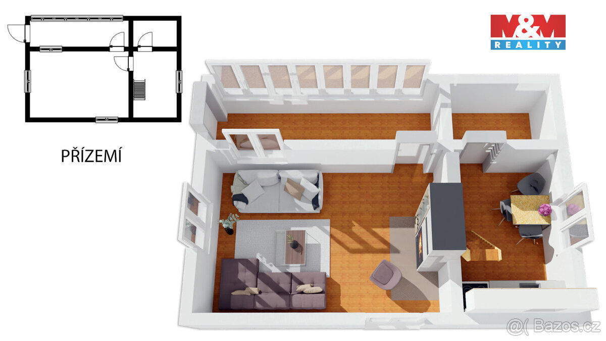 Prodej chaty, 77 m², Měděnec - 2