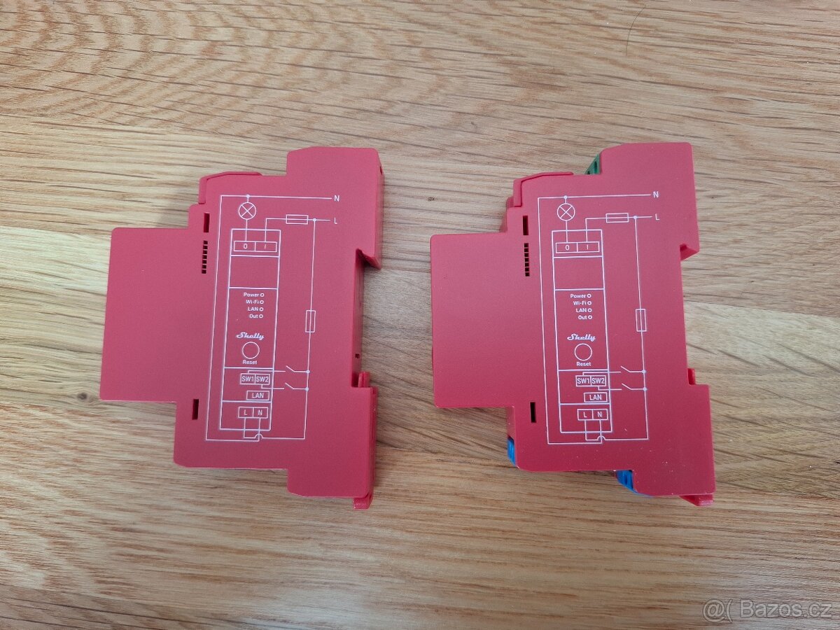 2x Shelly Pro 1PM - 2