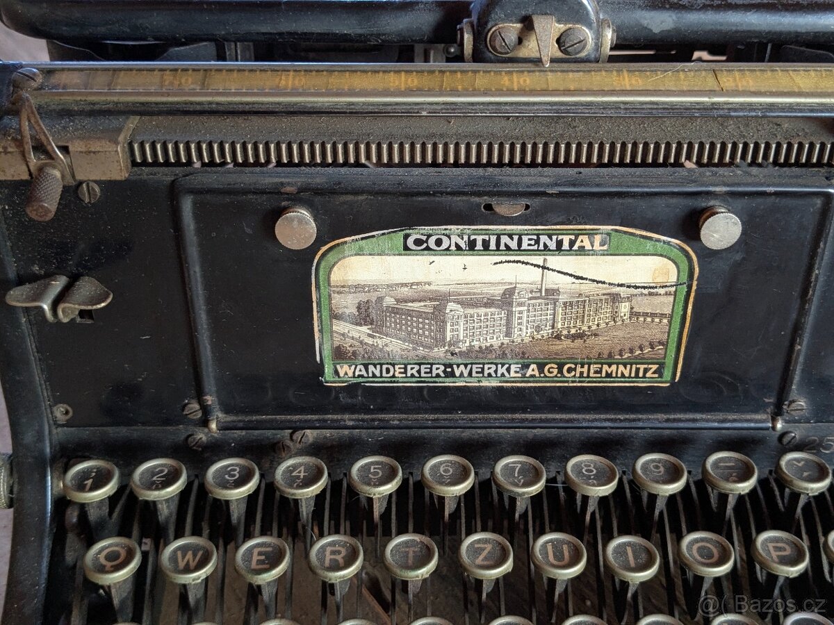 Psací stroj Continental - 2