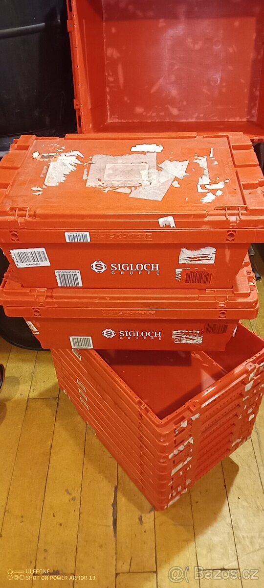 Plastová bedna s víkem - 2