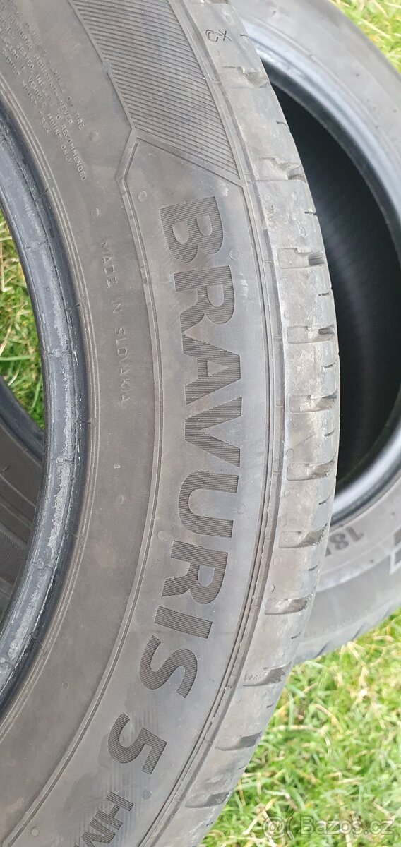 letní pneu 185/60/15 sada Barum, Kumho - 2