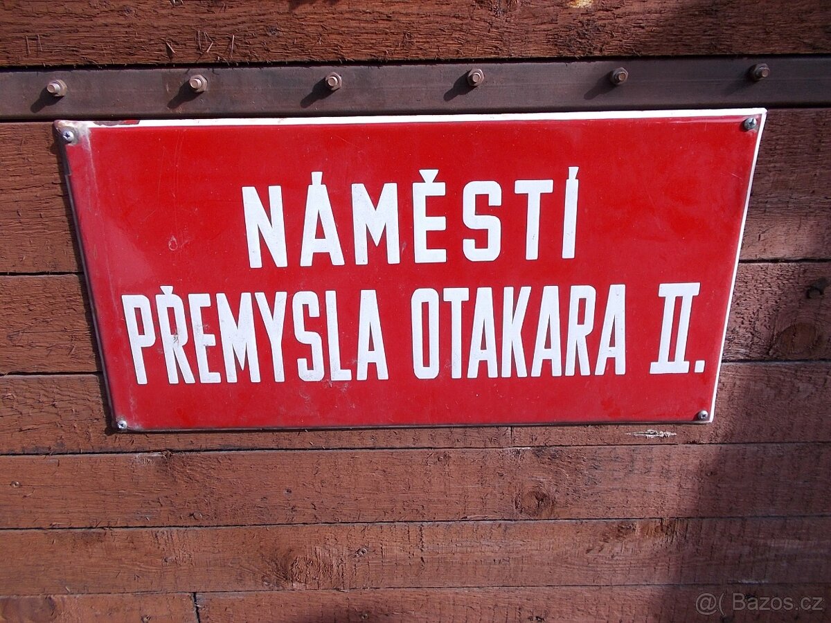 Smaltovaná cedule 1 - 2