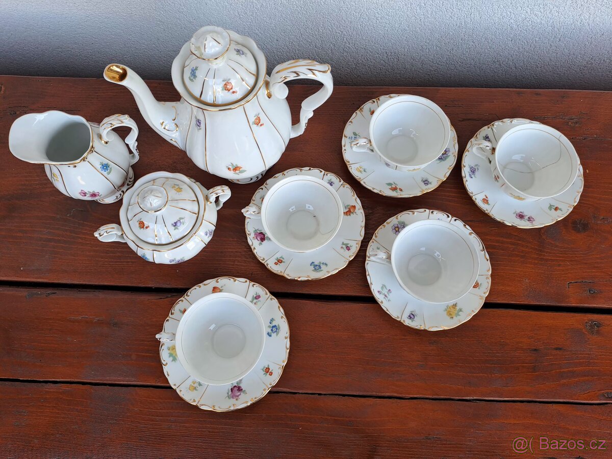 Porcelánový čajový servis - 2