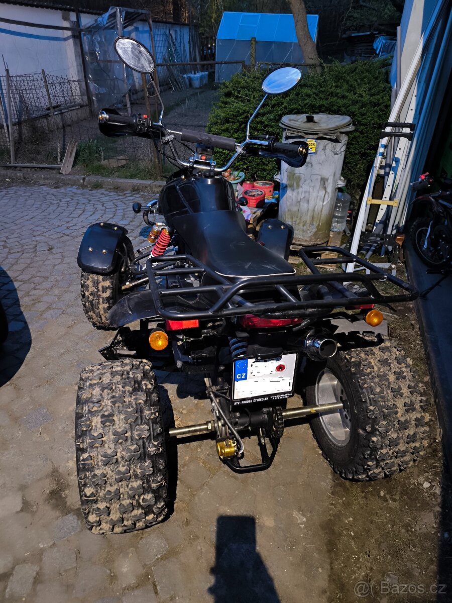 Čtyřkolka PEIDU CM150ST s novou platnou STK do 28