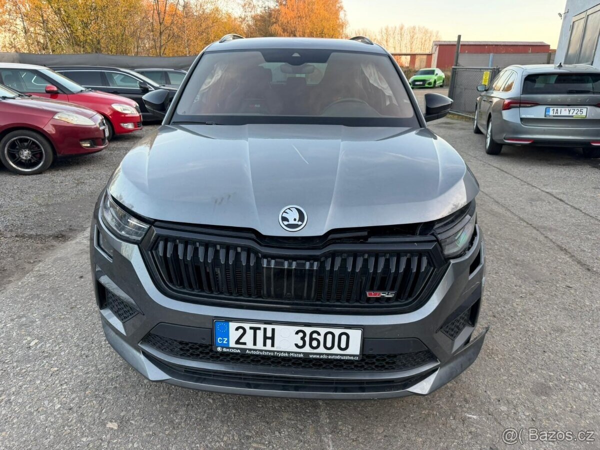 Škoda Kodiaq RS 2.0 TSI 180kw ČR 1.MAJ 28 000km WEBASTO - 2