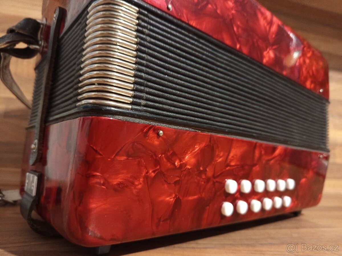 Heligonka (harmonika,akordeon) Weltmeister G-C-F - 2