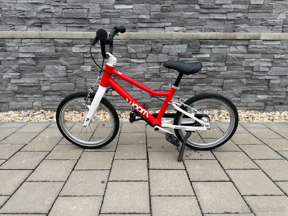 Lehké dětské kolo Woom 3 (16") (red - červený) - 2