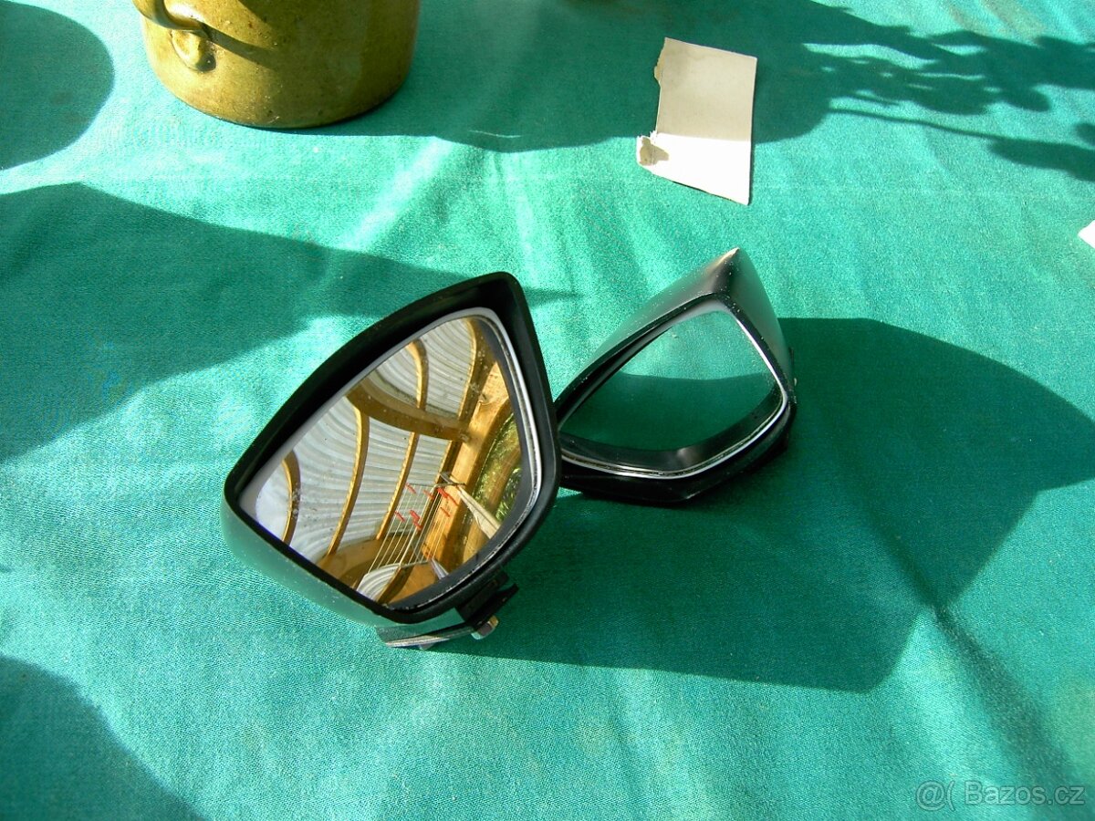 Zrcátka sportovní orig. dobová výroba ČSSR - ŠKODA apod. - 2