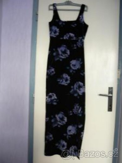 Dámské společenské večerní šaty, samet - 2