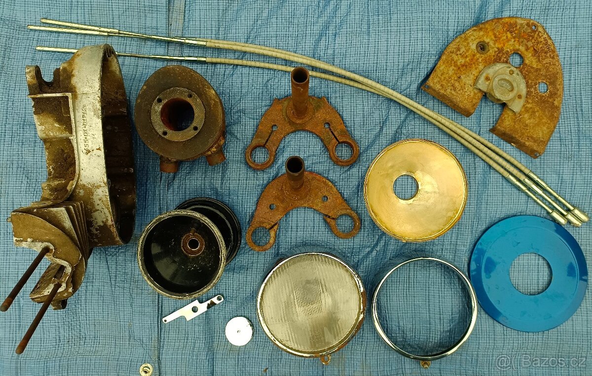 Díly na motocykl jawa čz pionýr kývačka automobil škoda apod - 2