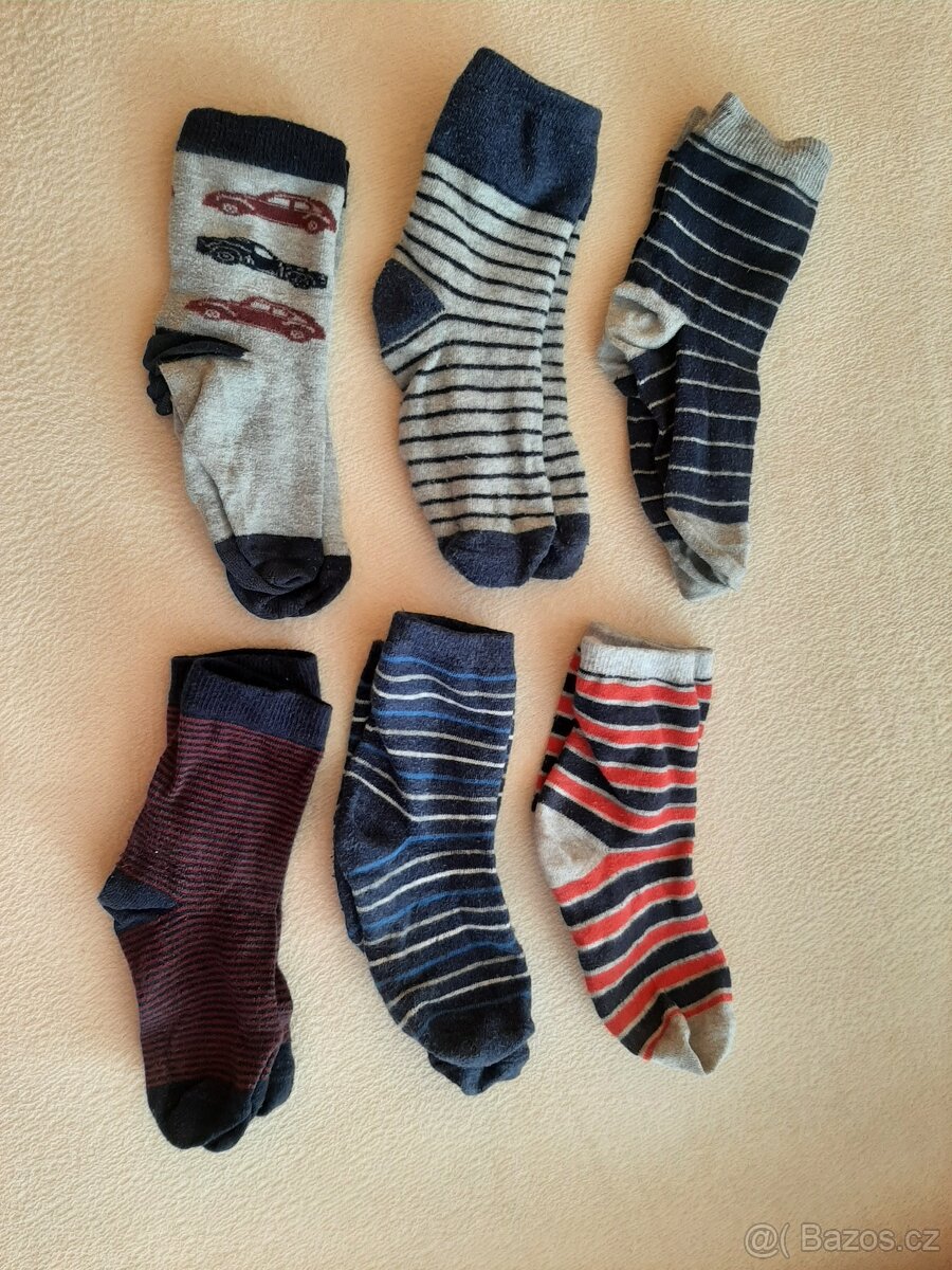 Chlapecké ponožky vel. 27-30 - 2