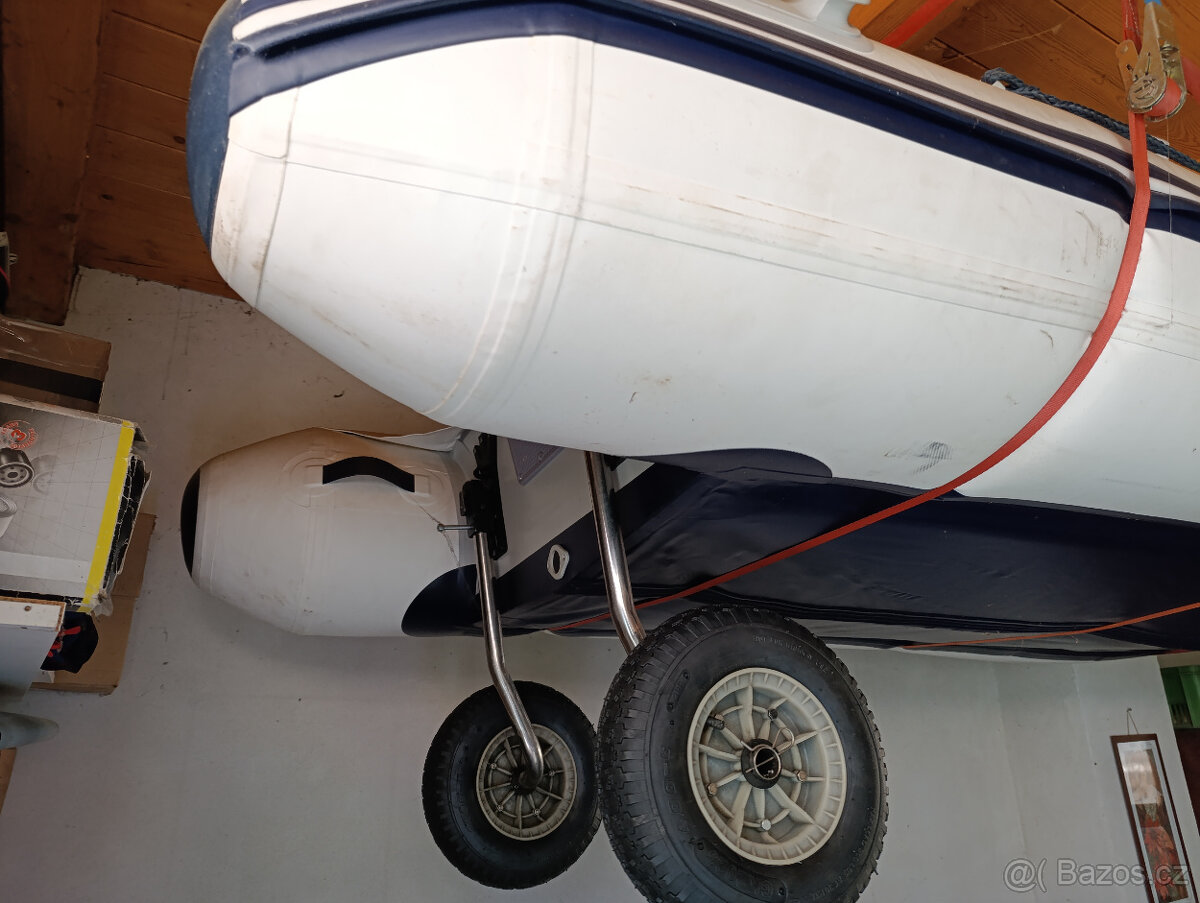 Člun Quicksilver Airdeck 320+ Yamaha 8HP 2T sleva - 2