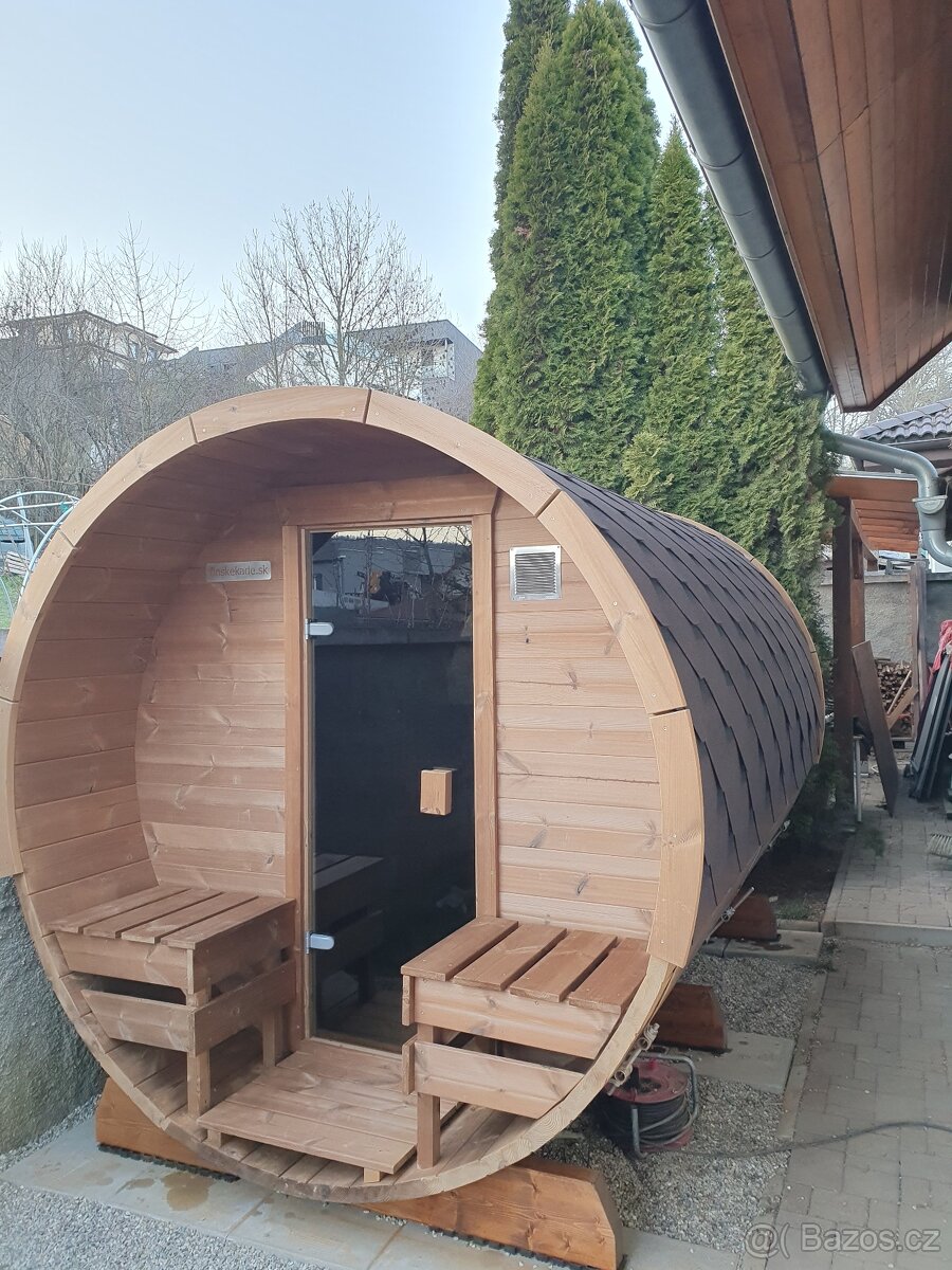 Fínska sudová sauna - 2