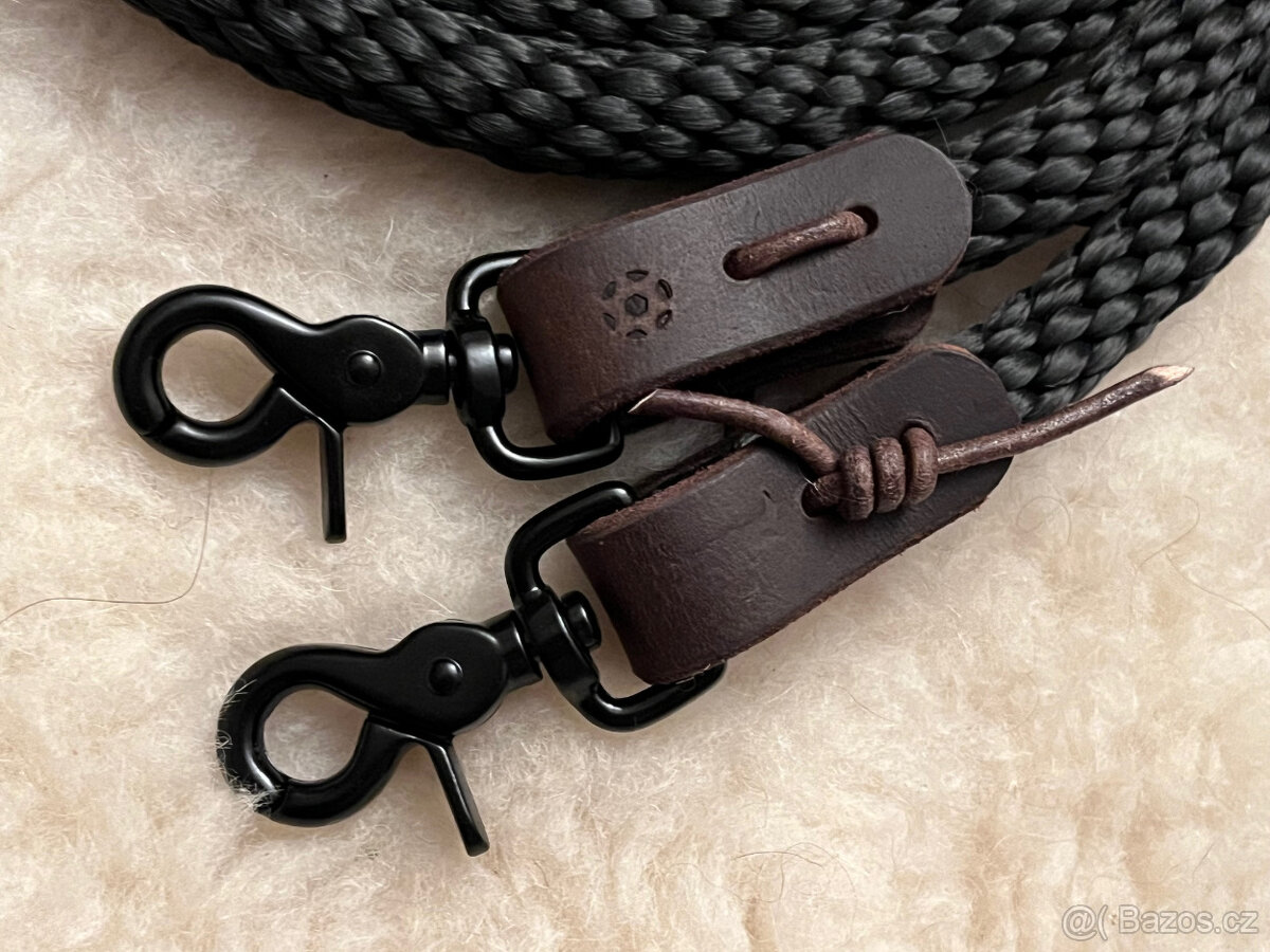 Provazové otěže Black - 2