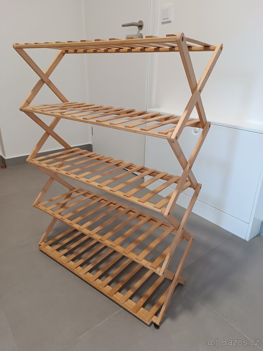 Prodám skládací bambusový botník - 2