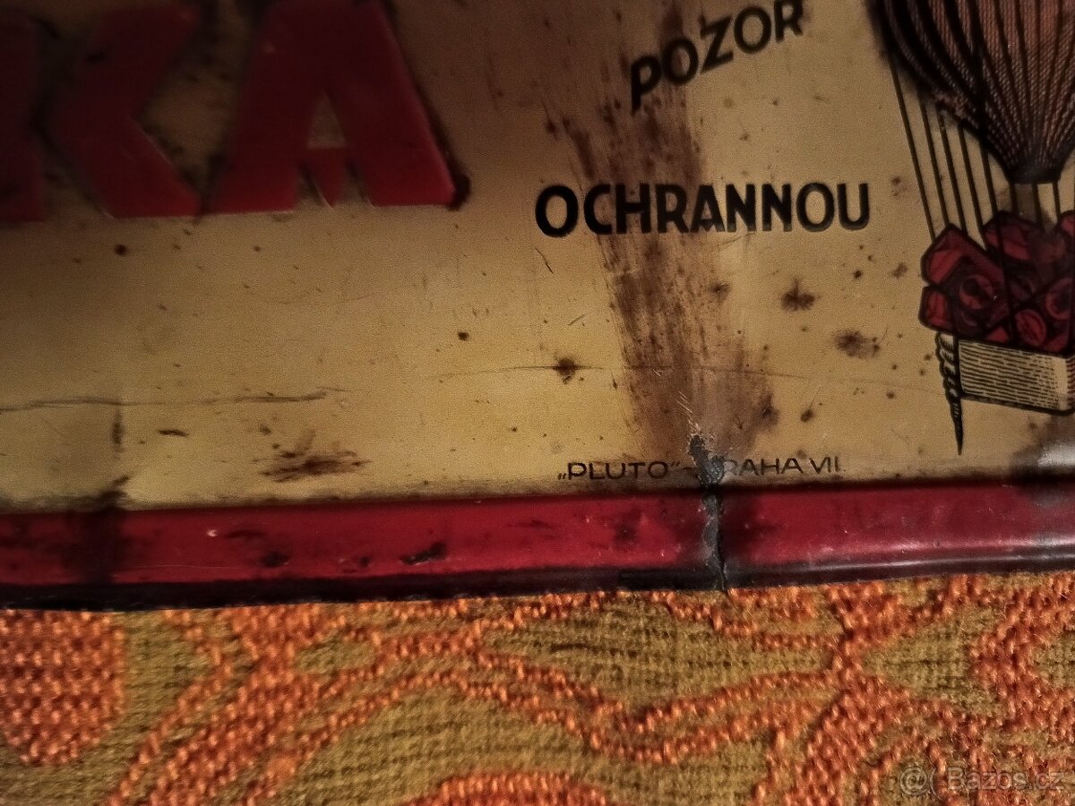 STARÁ REKLAMNÍ CEDULE - 2