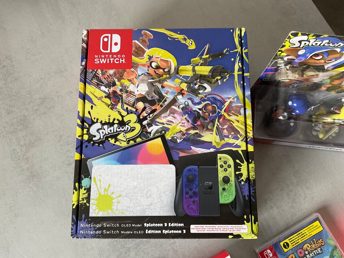Nintendo Switch Oled Splatoon Limitovaná Edice nerozbaleno - 2