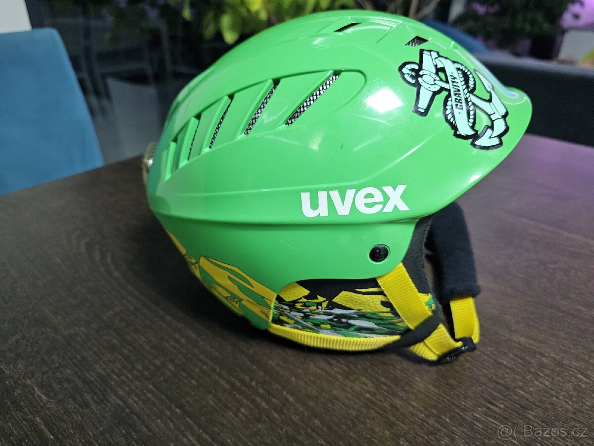 Dětská helma Uvex 51-56 cm s brýlemi - 2