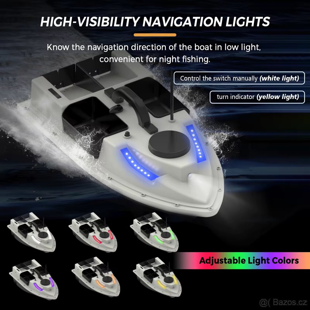 Zavážecí lodička s GPS - 2