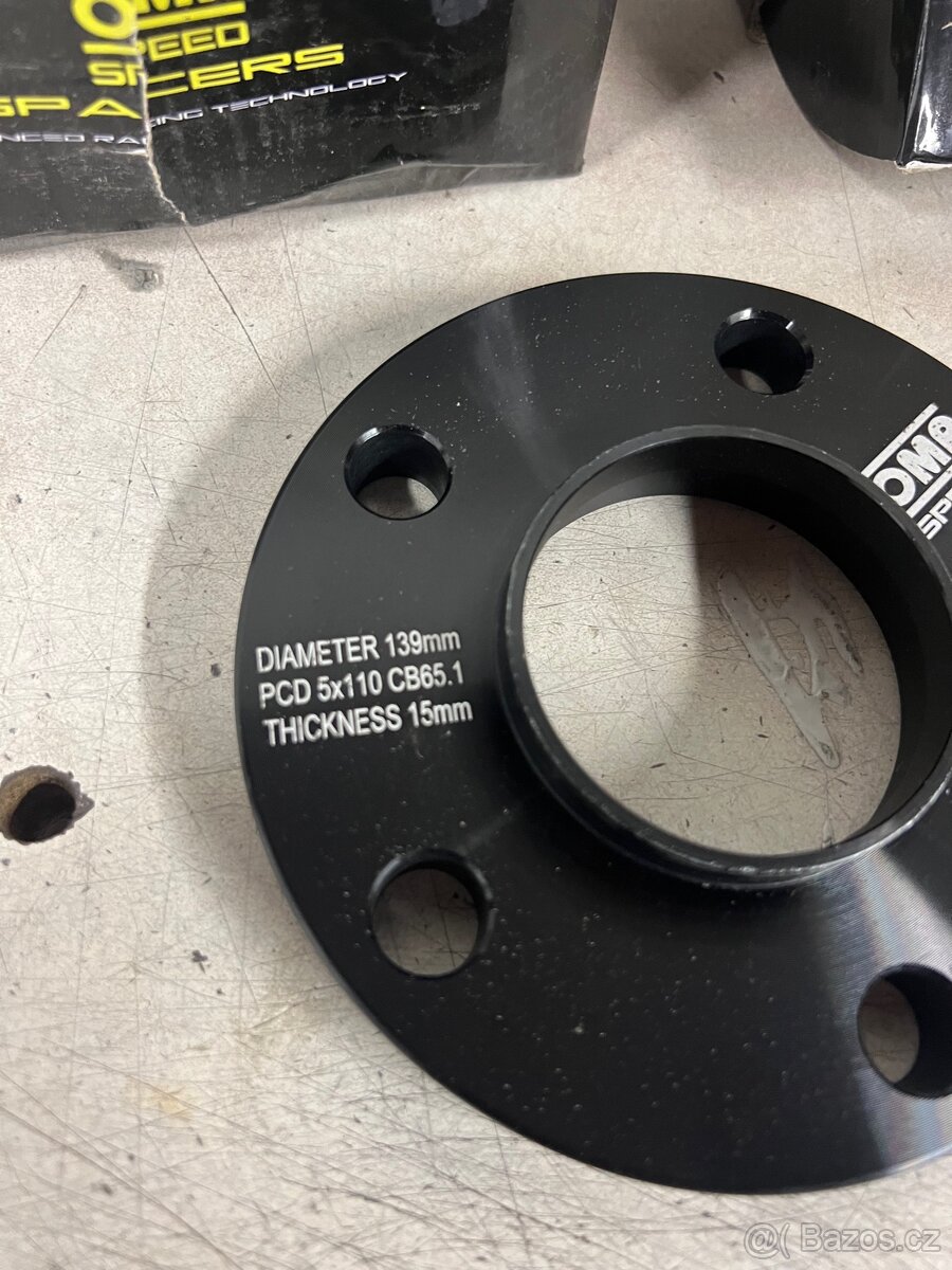 Rozšiřovácí podložky OMP 5x110 /15mm - 2