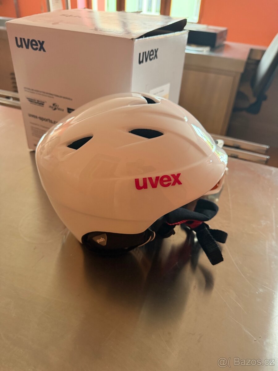 Lyžařská helma plus brýle uvex - 2