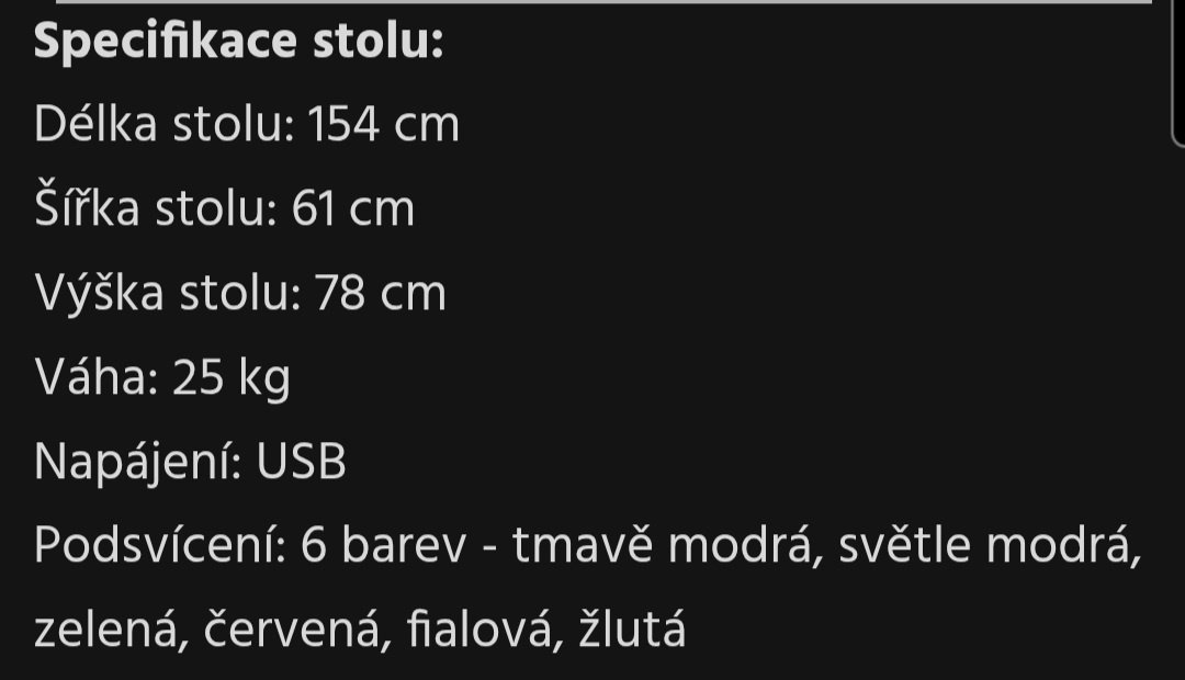 Herní stůl - 2