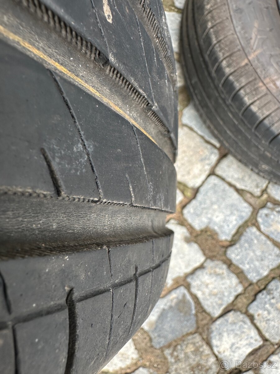 Sada plechových disků R15, 4x108 + letní pneu - 2