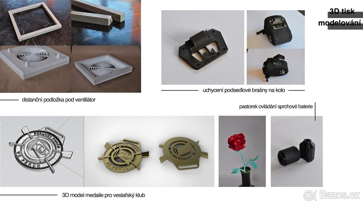 3D tisk, modelování - 2