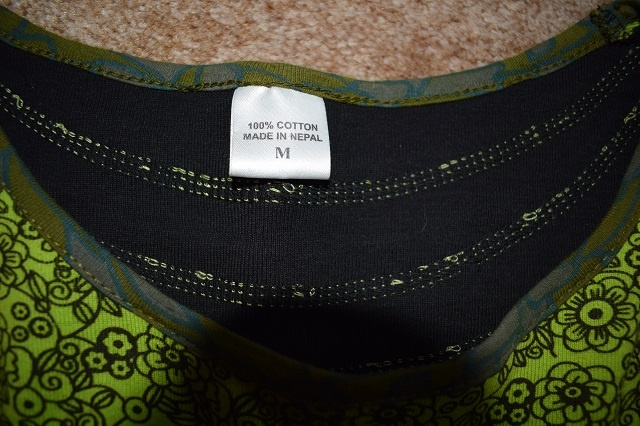 Boho bavlněné šaty, šatičky M/38 Nepál - 2