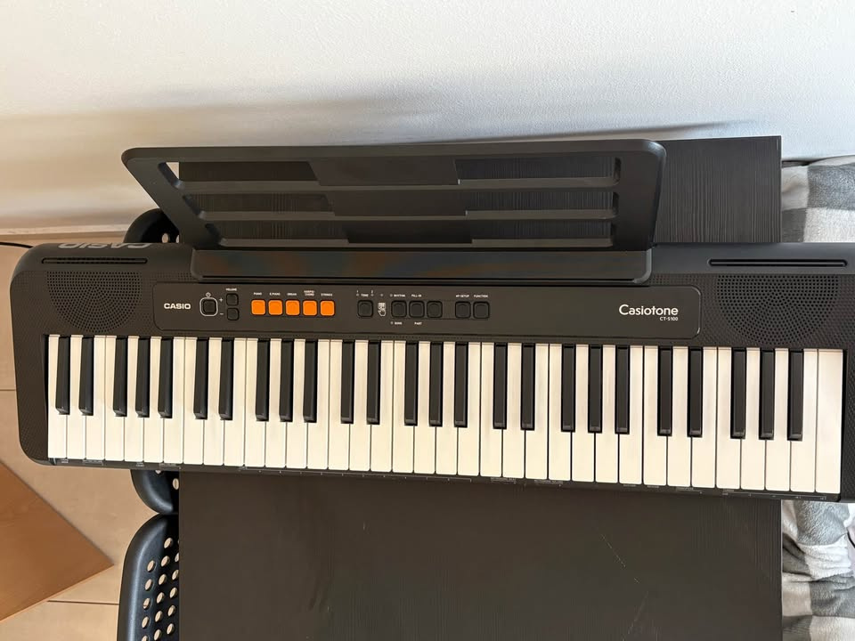Klávesy - CASIO CT S100 + CASIO AD E95100MP (napájecí adapté - 2
