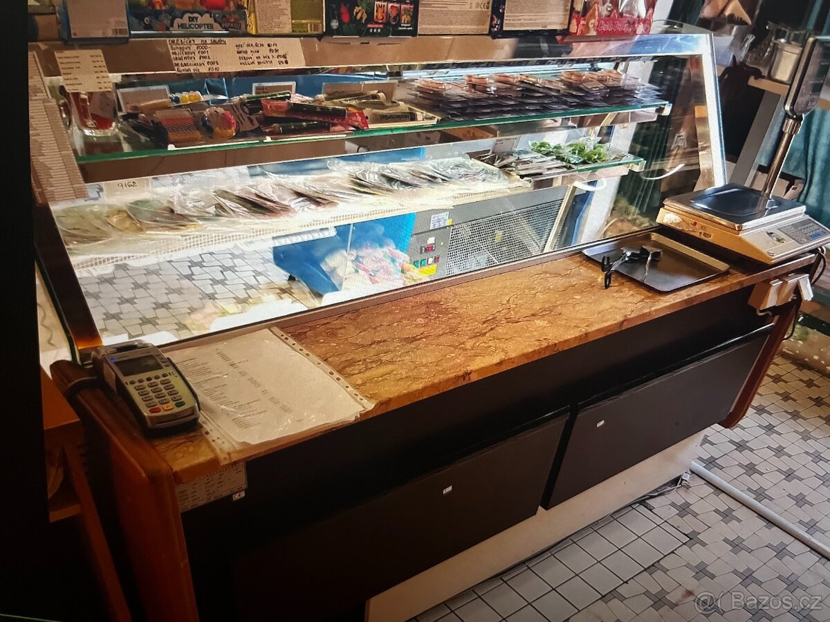 Chladicí prodejní vitrína statická, délka 2 metry - 2