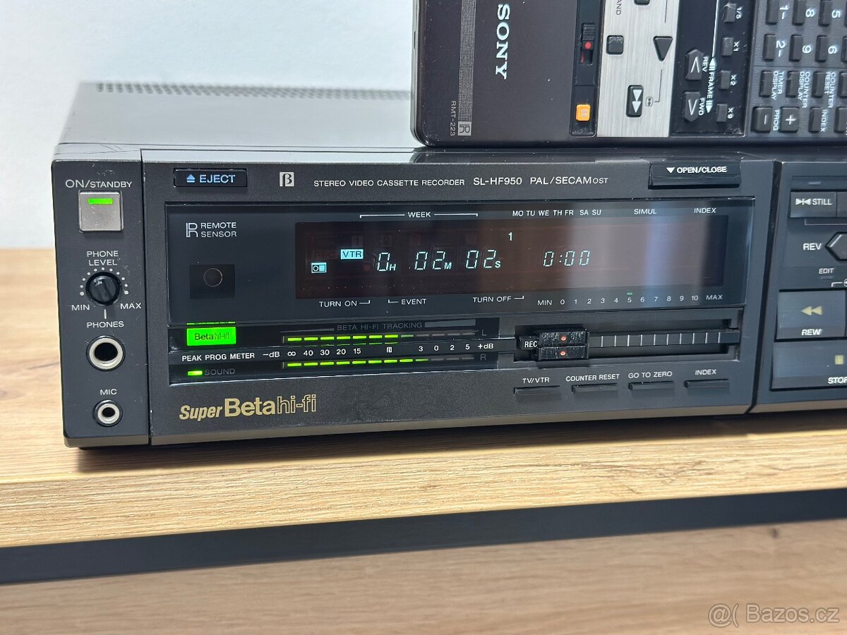 SONY SL-HF950 LUXUSNÍ SUPER BETA REKORDÉR DÁLKA - 2