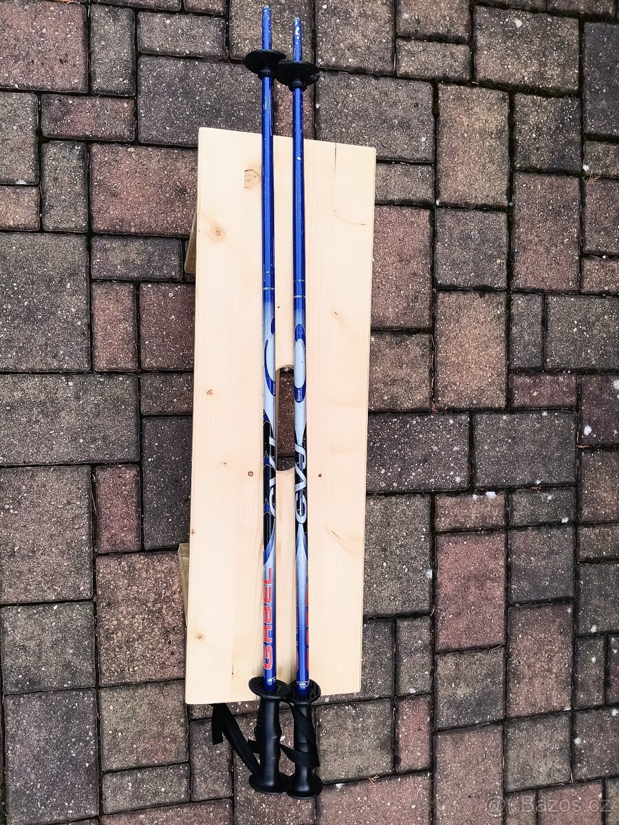 Dětské lyže Volkl 110 + hůlky - 2