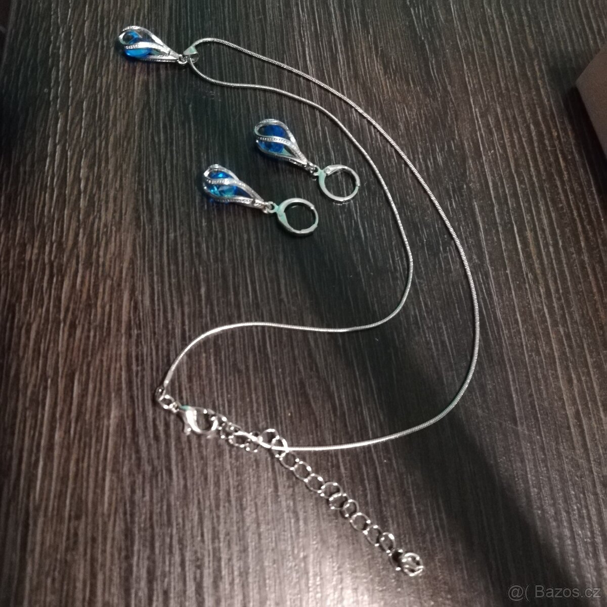 Sada modra/růžová kapky - 2