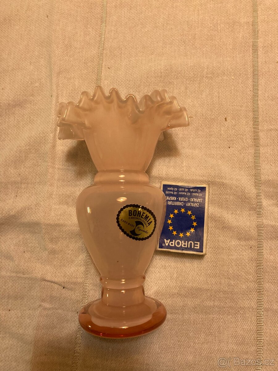 skleněná váza Bohemia Crystal - 2