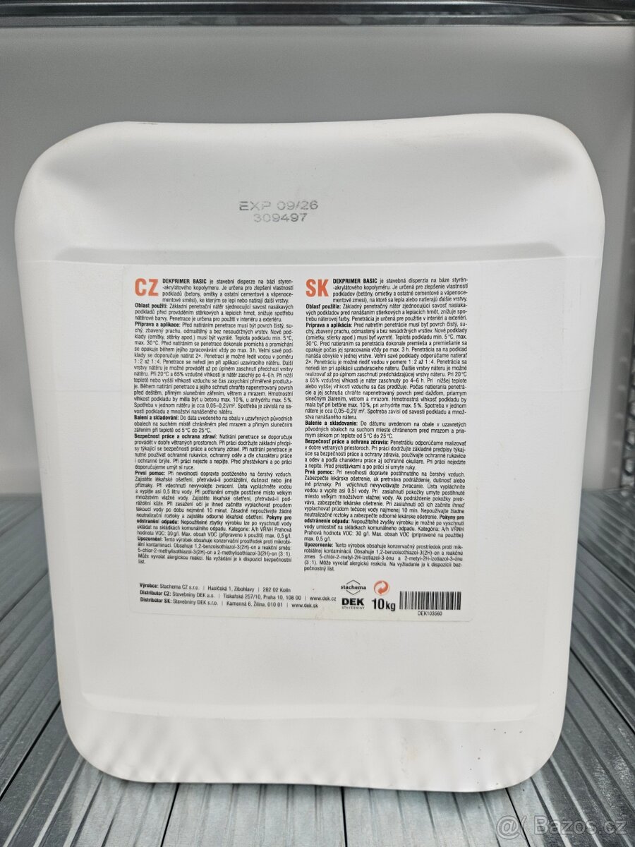 Penetrace BASIC akrylátová 3x 10l - 2