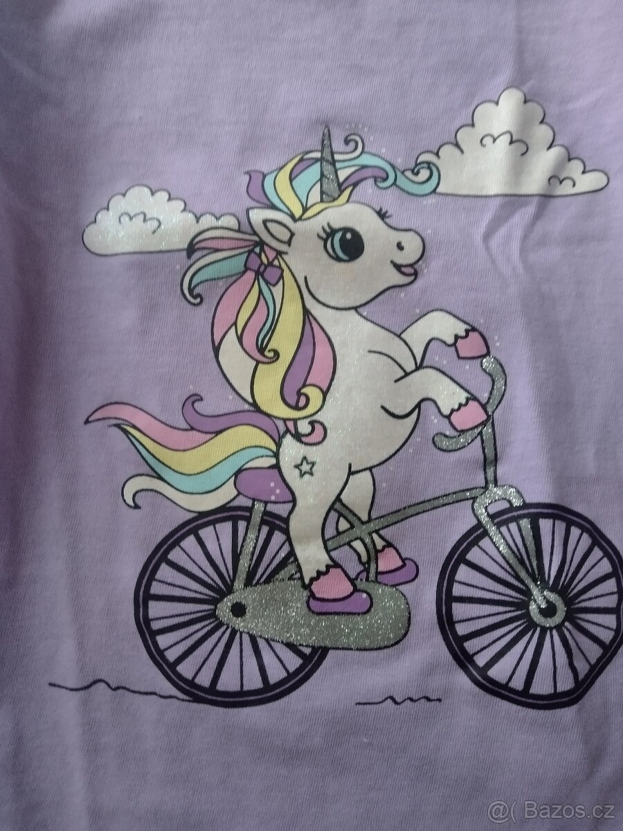 Tričko s jednorožcem-vel. 104 - 2