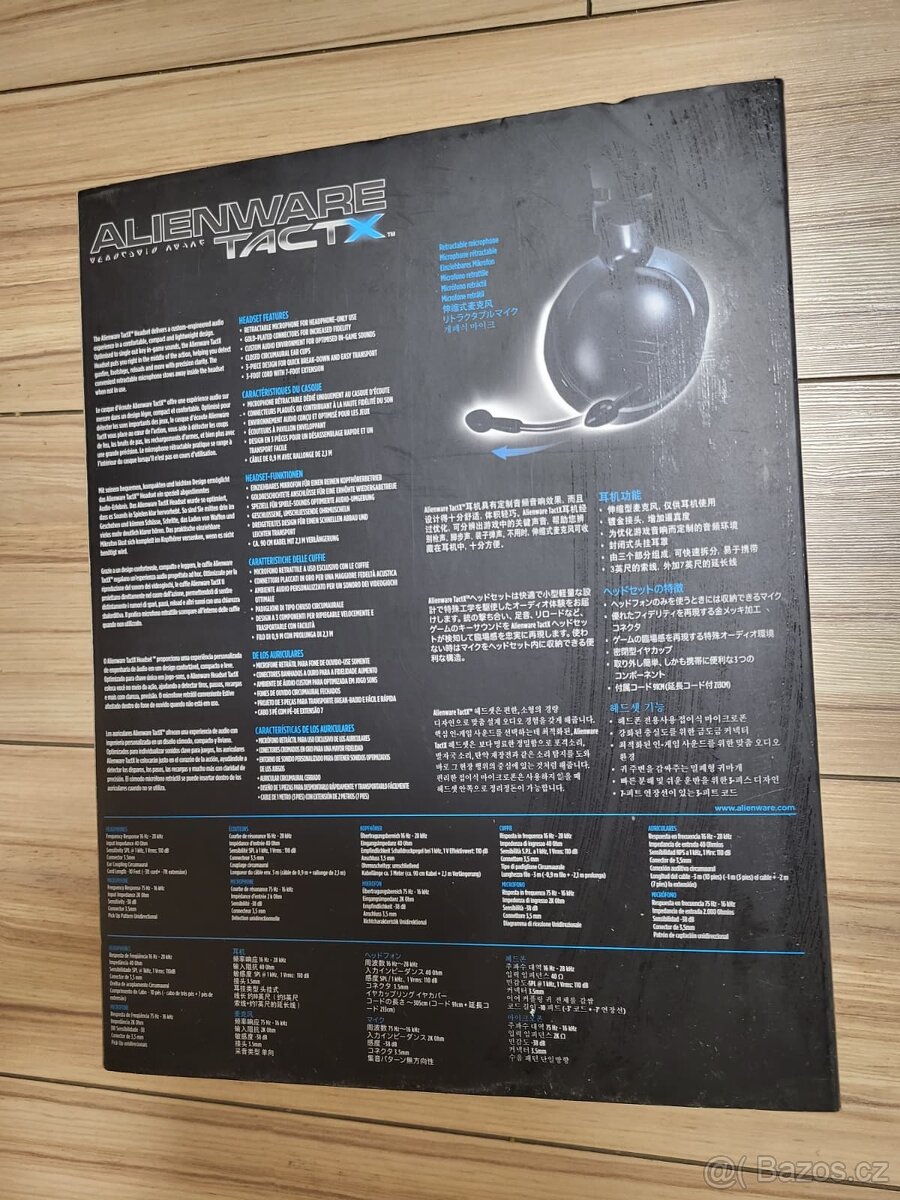 🎧 Alienware TactX Headset – originál, - 2