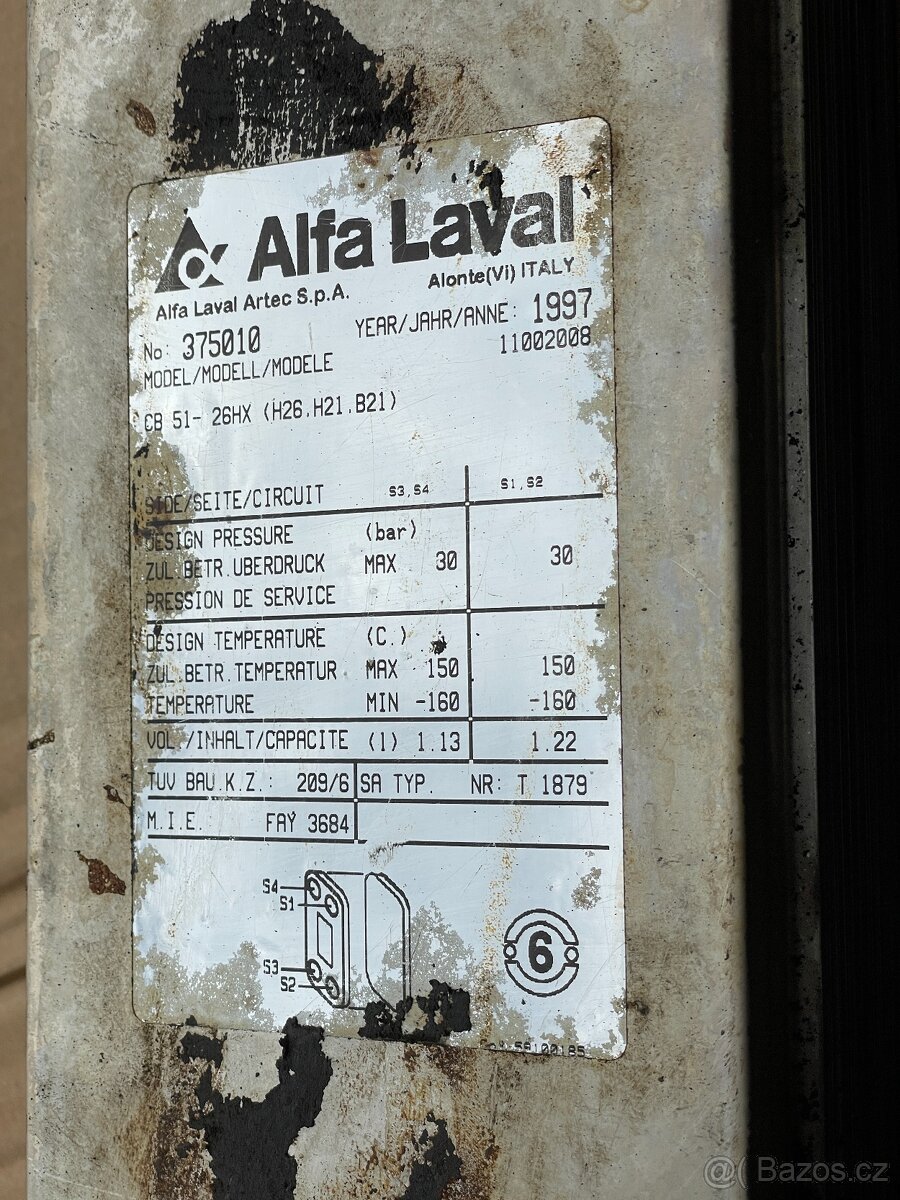 Deskový výměník Alfa Laval 2 kusy - 2